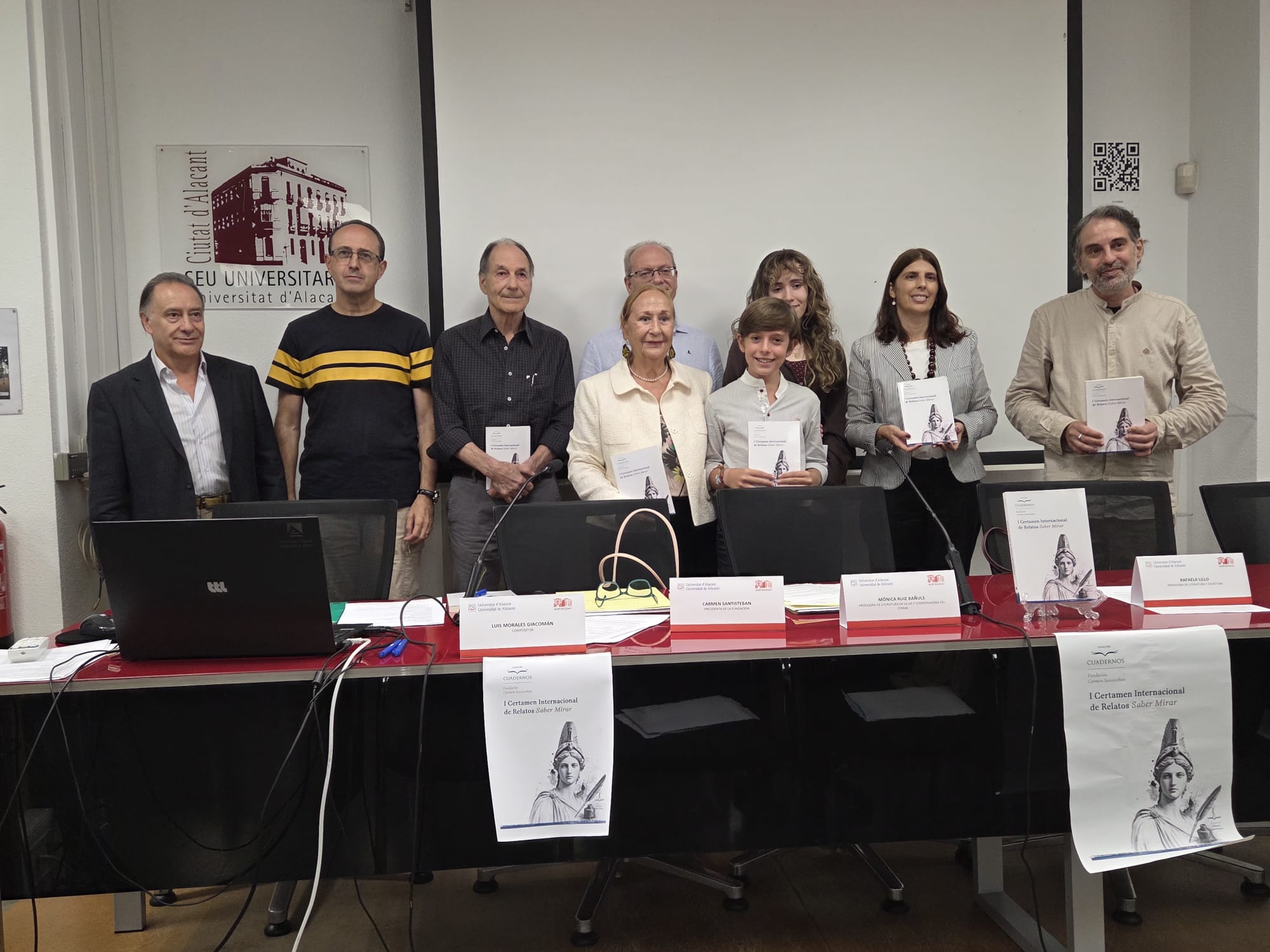 Los premiados del I certamen de relatos Saber Mirar